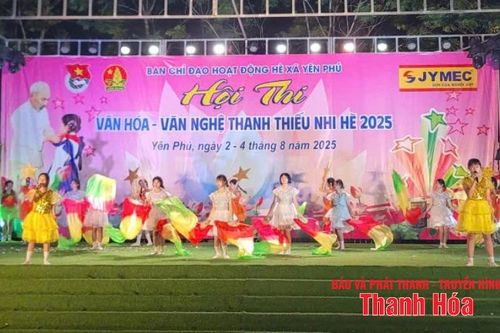 Hội thi văn hóa - văn nghệ thanh thiếu nhi chào mừng Đại hội Đại biểu Đảng bộ xã Yên Phú, nhiệm kỳ 2025-2030