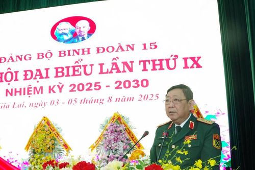 Khai mạc Đại hội đại biểu Đảng bộ Binh đoàn 15 lần thứ IX