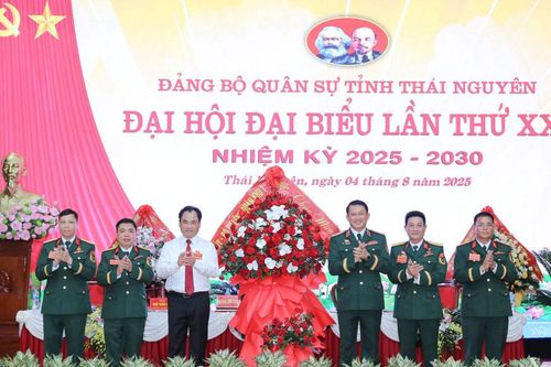 Xây dựng Đảng bộ Quân sự tỉnh Thái Nguyên vững mạnh toàn diện, mẫu mực - tiêu biểu
