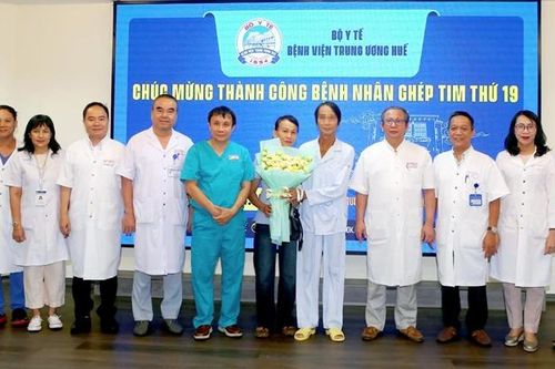 Ca ghép tim thứ 19 tại Bệnh viện Trung ương Huế xuất viện