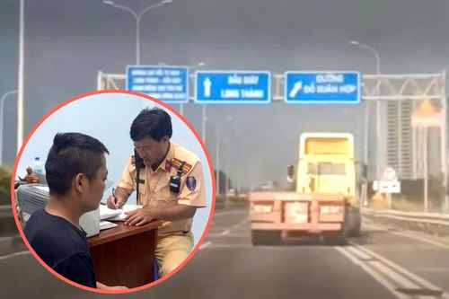 Xử phạt tài xế xe đầu kéo đánh võng trên cao tốc TP.HCM - Long Thành - Dầu Giây