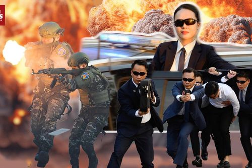 Nghẹt thở nữ cảnh vệ trình diễn kỹ năng chiến đấu, bảo vệ nguyên thủ