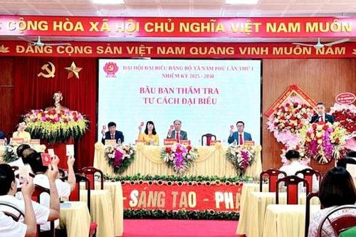 136 đại biểu dự phiên trù bị Đại hội đại biểu Đảng bộ xã Nam Phù lần thứ I, nhiệm kỳ 2025-2030