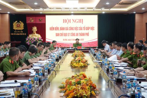 Kiểm đếm, đánh giá kết quả công việc của Tổ giúp việc Ban chỉ đạo 57 CATP Hà Nội