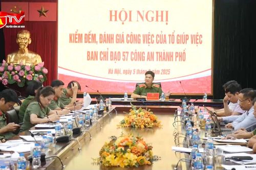 Kiểm đếm, đánh giá kết quả công việc của tổ giúp việc Ban chỉ đạo 57 CATP Hà Nội