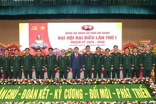 Đại hội Đảng bộ Quân sự tỉnh An Giang lần thứ I: Dân chủ - Đoàn kết - Kỷ cương - Đổi mới - Phát triển