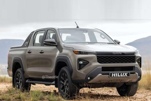Bán tải Toyota Hilux thế hệ mới lộ ảnh - thiết kế đã bớt 'quê'