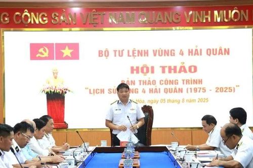 Hội thảo công trình 'Lịch sử Vùng 4 Hải quân (1975-2025)'