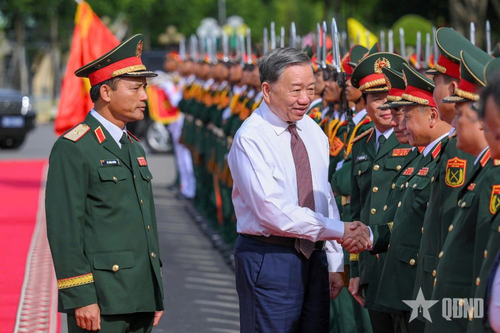 Tổng Bí thư Tô Lâm thăm và làm việc tại Quân đoàn 12