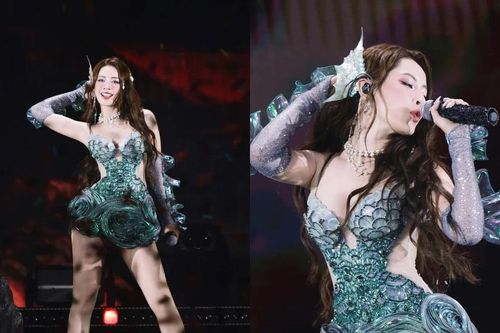 Chi Pu hóa 'tiên cá' ngay trên sân khấu khiến khán giả trầm trồ
