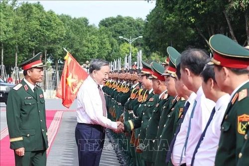 Tổng Bí thư Tô Lâm thăm, làm việc với Quân đoàn 12
