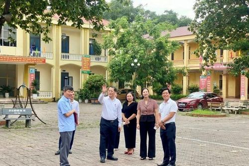 Trường học ở xã Lâm Thao, Phú Thọ đáp ứng tổ chức dạy học hai buổi/ngày