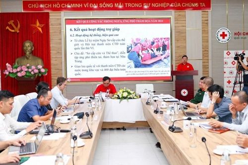 Hội Chữ thập đỏ Việt Nam đẩy mạnh triển khai các nhiệm vụ trọng tâm trong công tác phòng ngừa, ứng phó thảm họa