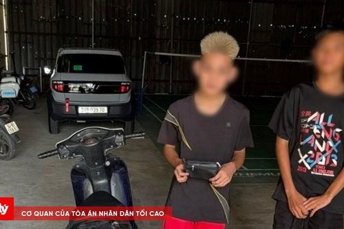 Khởi tố 2 đối tượng thiếu niên cướp giật tài sản
