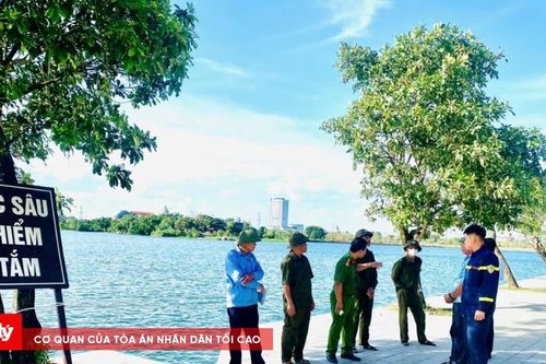 Ngăn chặn người dân tự ý tắm, bơi lội tại hồ Núi Lớ