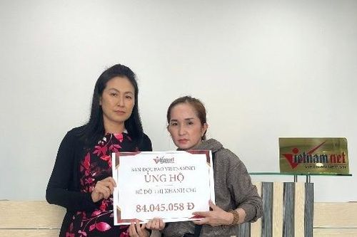 Báo VietNamNet trao hơn 84 triệu đồng đến bé Đỗ Thị Khánh Chi mắc ung thư