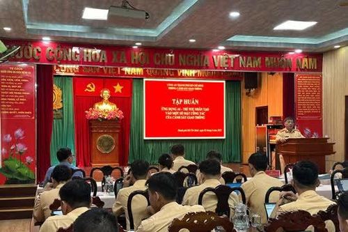 TP Hồ Chí Minh nâng cao năng lực ứng dụng AI cho lực lượng cảnh sát giao thông