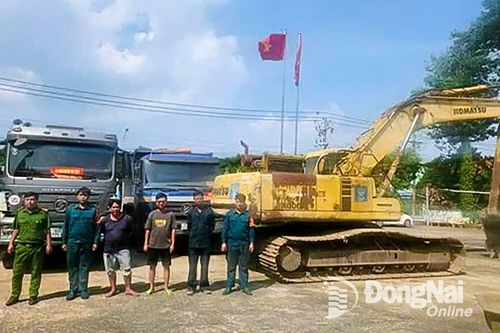 Ngăn chặn kịp thời nhóm đối tượng khai thác đất trái phép trong Khu công nghiệp Biên Hòa 1