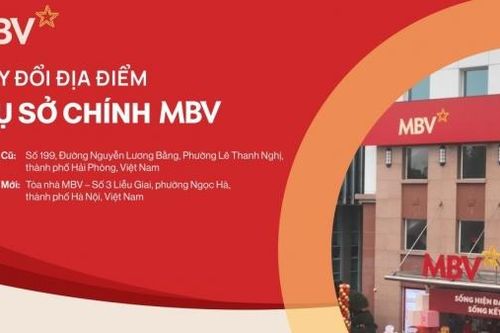 Ngân hàng MBV chuyển trụ sở chính về Tòa nhà số 3 Liễu Giai - sẵn sàng cho hành trình phát triển mới
