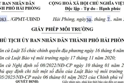 Hải Phòng: Yêu cầu Công ty TNHH Sunmax Việt Nam thực hiện nghiêm quy định pháp luật về môi trường