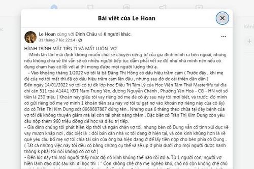 Đổ vỡ do tin vào 'tâm linh'