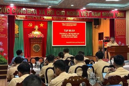 Cảnh sát giao thông Công an TPHCM ứng dụng trí tuệ nhân tạo AI vào công tác