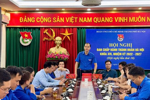 Anh Nguyễn Tiến Hưng giữ chức Bí thư Thành đoàn Hà Nội