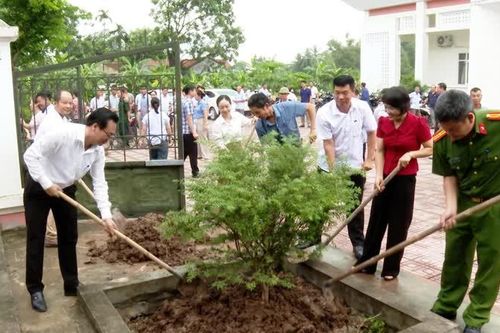 Xã Ứng Hòa phát động, triển khai cuộc thi 'sáng – xanh – sạch – đẹp'