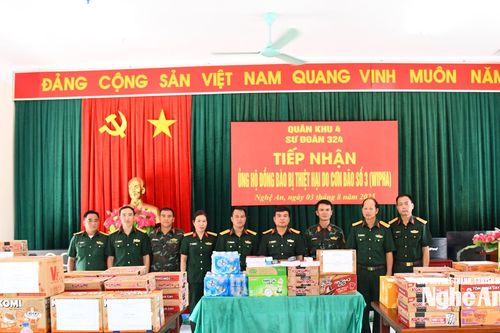 Sư đoàn 324 (Quân khu 4) lan tỏa yêu thương hướng về đồng bào vùng lũ