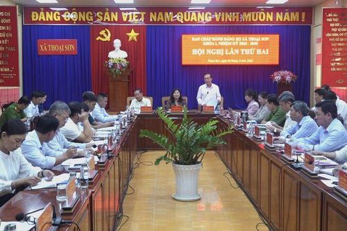 Xã Thoại Sơn quyết tâm hoàn thành thắng lợi nhiệm vụ năm 2025