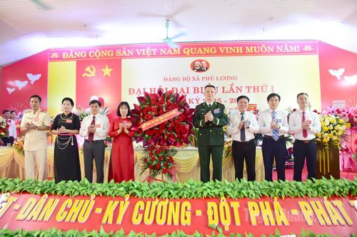 Xã Phú Lương tổ chức thành công Đại hội đại biểu Đảng bộ xã lần thứ nhất, nhiệm kỳ 2025-2030