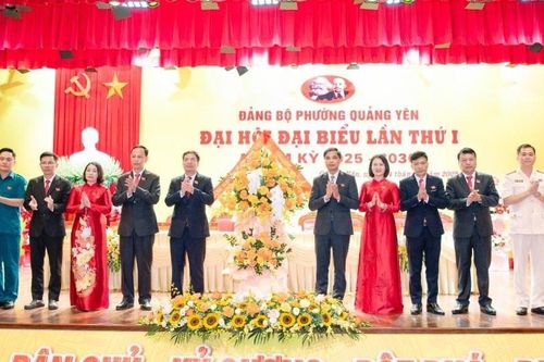 Đại hội đại biểu Đảng bộ phường Quảng Yên lần thứ I, nhiệm kỳ 2025-2030