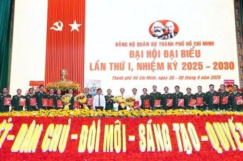 Đại hội Đại biểu Đảng bộ Quân sự TPHCM lần thứ I, nhiệm kỳ 2025-2030