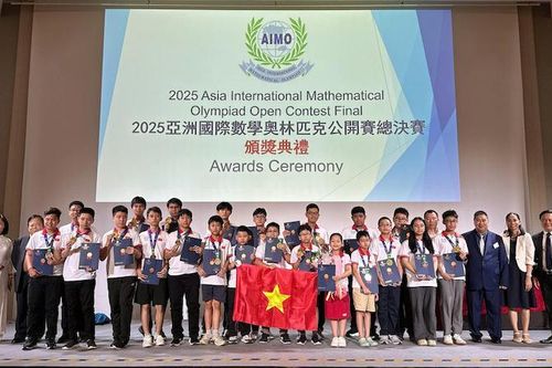 Học sinh Việt Nam thắng lớn tại đấu trường Toán học châu Á 2025
