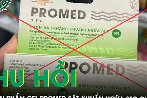 Thu hồi lô sản phẩm Gel Promed sát khuẩn ngừa sẹo cho trẻ