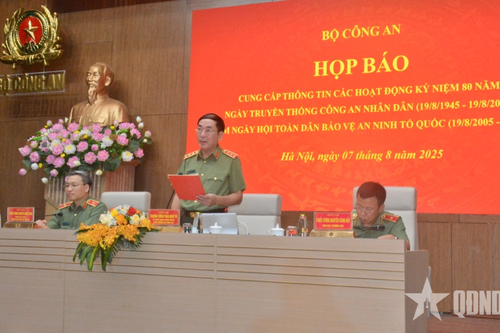 Tăng cường tuyên truyền các hoạt động kỷ niệm 80 năm Ngày truyền thống Công an nhân dân