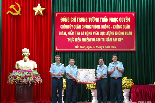 Quân chủng Phòng không - Không quân kiểm tra, động viên lực lượng không quân huấn luyện thực hiện nhiệm vụ A80