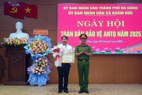 Xã Khâm Đức tổ chức Ngày hội điểm Toàn dân bảo vệ ANTQ năm 2025