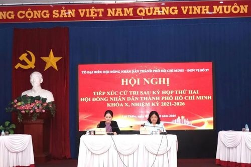 Đại biểu HĐND TPHCM tiếp xúc cử tri phường Lái Thiêu