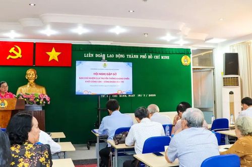 Lãnh đạo LĐLĐ TPHCM gặp mặt Khối Công vận - Công đoàn hưu trí