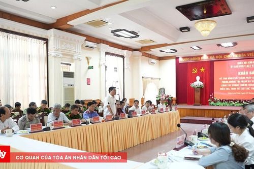 Quốc hội khảo sát công tác tư pháp tại TP Huế