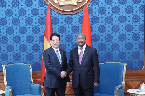Chủ tịch nước Lương Cường và Tổng thống Angola hội đàm, chứng kiến ký văn kiện