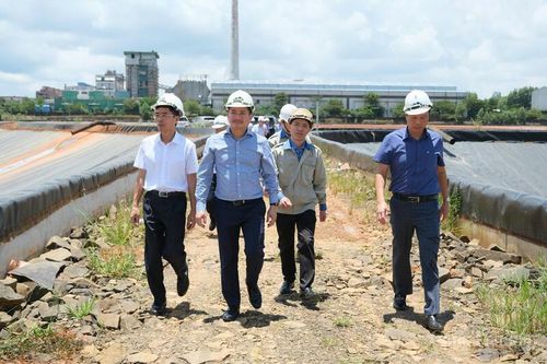 Bộ Công Thương kiểm tra công tác phòng chống thiên tai tại Công ty Nhôm Lâm Đồng