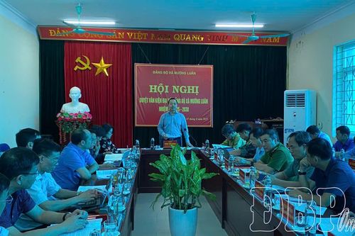 Phó Bí thư Tỉnh ủy Trần Tiến Dũng làm việc tại xã Mường Luân