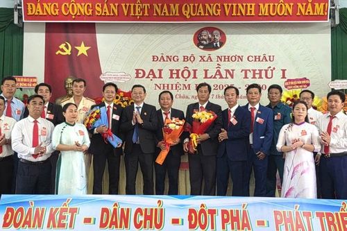 Đồng chí Nguyễn Tiến Dũng giữ chức Bí thư Đảng ủy xã Nhơn Châu