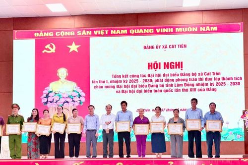 Xã Cát Tiên: Đoàn kết, quyết tâm thi đua thực hiện thắng lợi Nghị quyết Đại hội đại biểu Đảng bộ xã lần thứ I