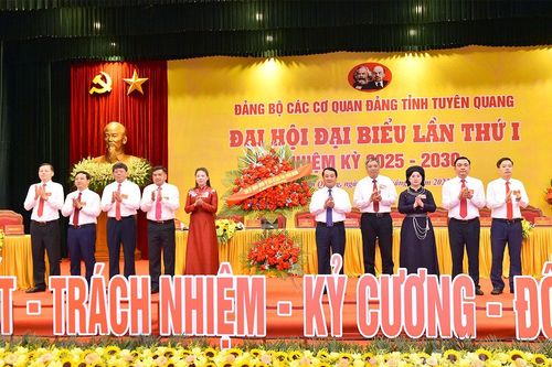 Đại hội đại biểu Đảng bộ các cơ quan Đảng tỉnh: Đoàn kết - Trách nhiệm - Kỷ cương - Đổi mới - Phát triển