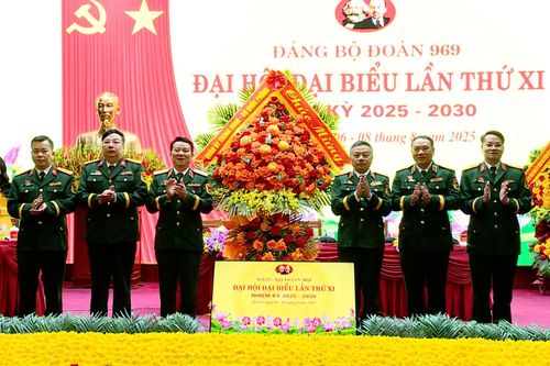 Xây dựng Đảng bộ Đoàn 969 tiêu biểu, vững mạnh