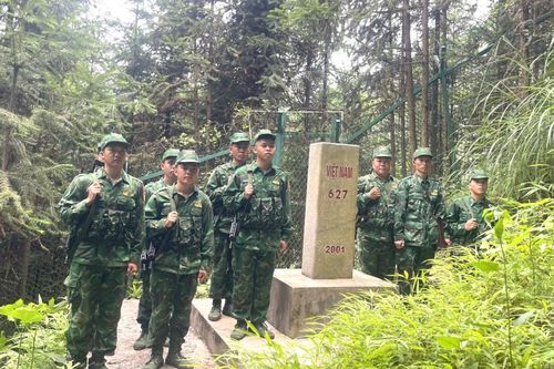 Đồn Biên phòng Cần Yên tăng cường tuần tra, bảo vệ đường biên, mốc giới