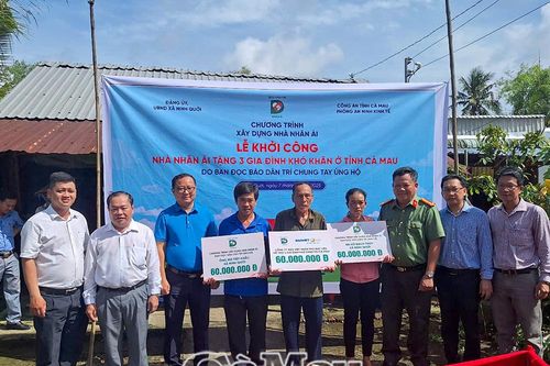 Ninh Quới khởi công 3 căn nhà Nhân ái